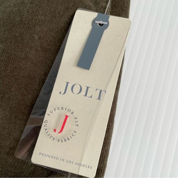 🆕 Jolt corduroy mini skirt army green size 7 NWT - Picture 3 of 8
